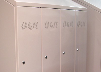 Metal lockers