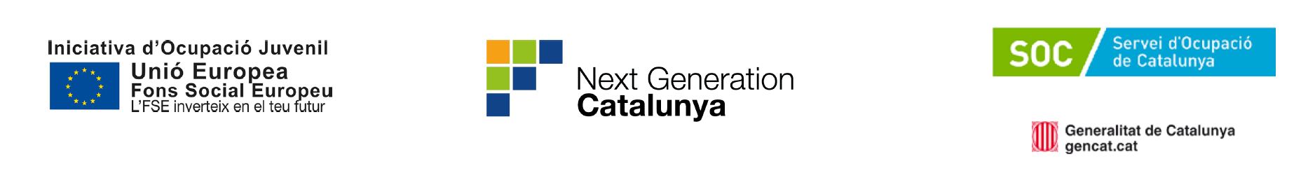 Inciativa d'ocupació juvenil. Next generation Catalunya. Servei Ocupació Catalunya.